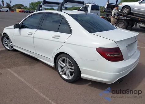 2012 Mercedes-Benz C 250 Luxury/Sport from USA, damaged, VIN WDDGF4HBXCR195816